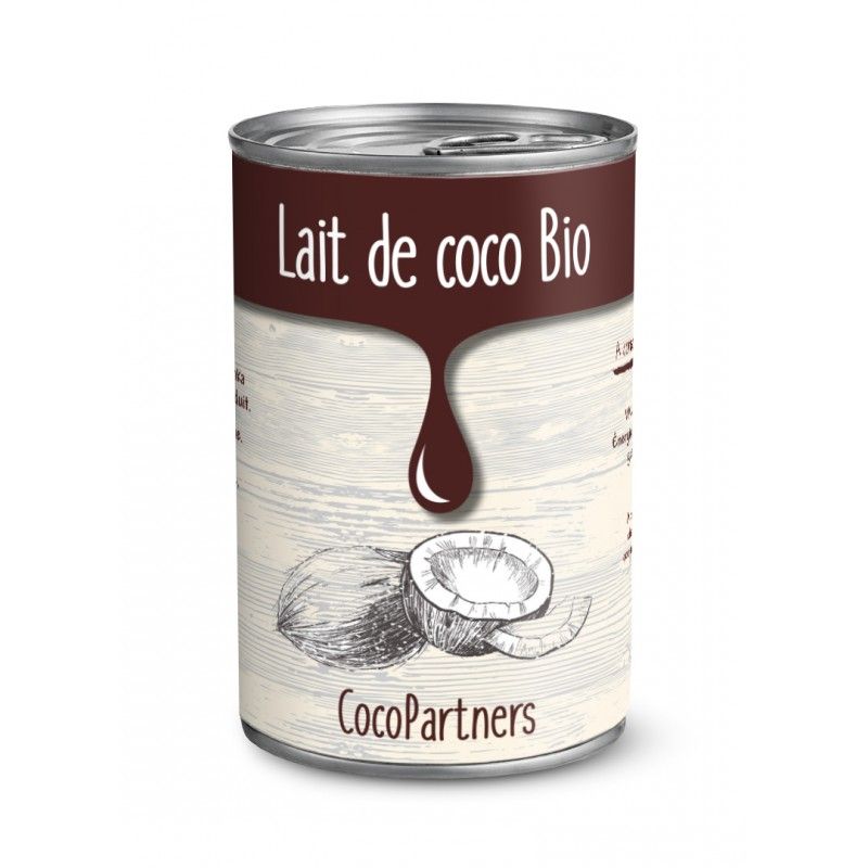 Latte di cocco bio (400ml) senza colesterolo, additivi e grassi idrogenati