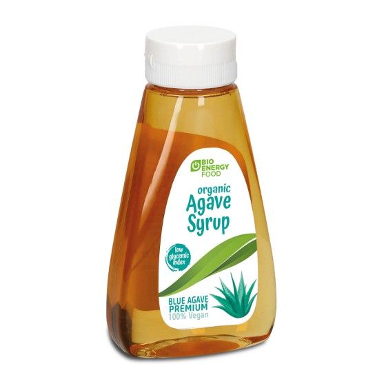 Sirop d'agave bio (350 gr) sans OGM pour diabétiques, végétariens et  végétaliens