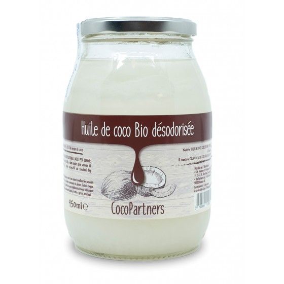 Olio di cocco deodorato bio (950ml)