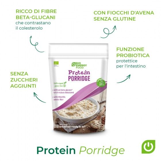 Porridge protéiné biologique 225g