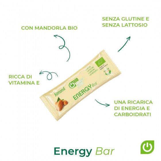 Barre énergétique amandes biologique (30g)