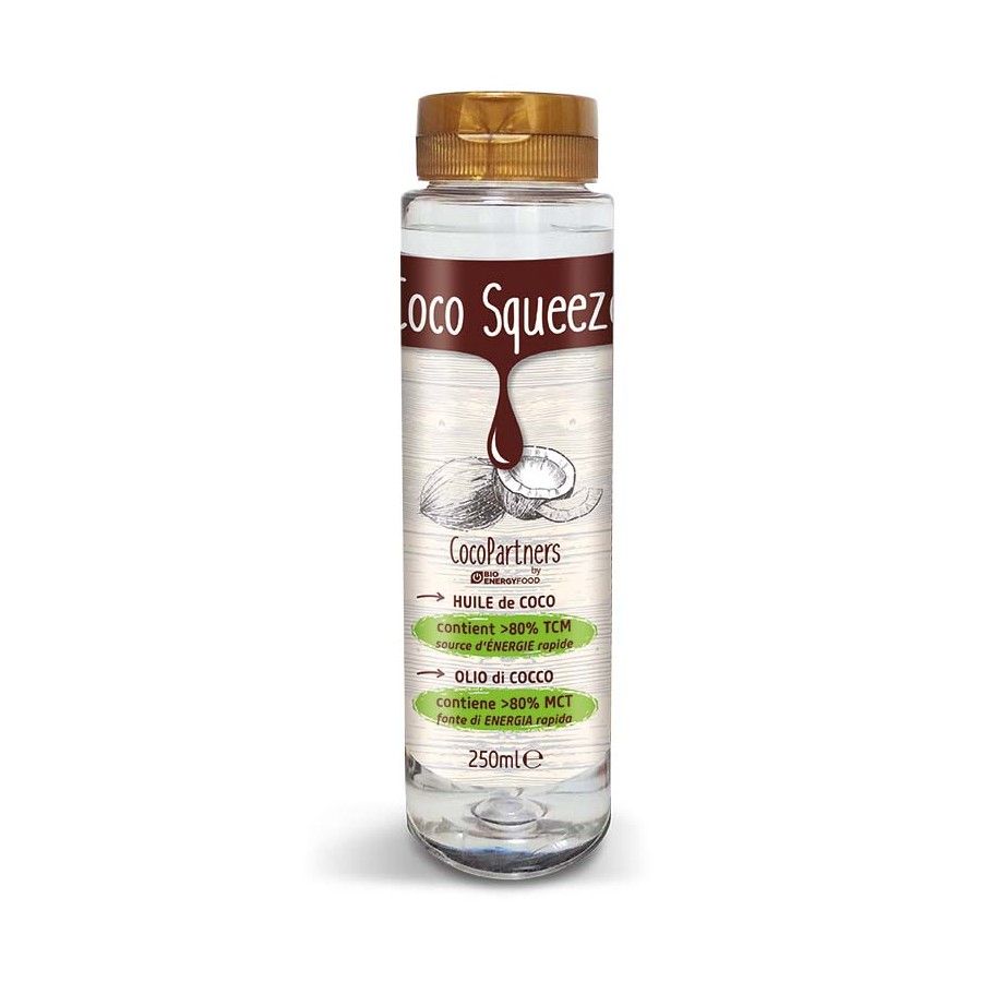 Huile de coco squeeze bio (250ml)