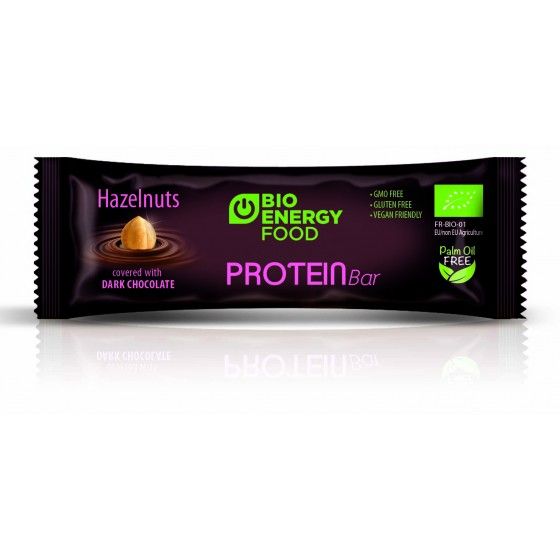 Organic hazelnut/ chocolate protein bar (35g)