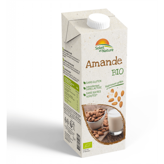 8 pièces - Boisson aux amandes bio